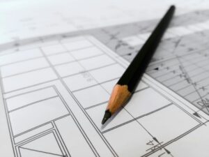 architectural blueprints, ideal for design and planning themes.